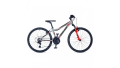 Велосипед AUTHOR A-Matrix 24", рама 12,5"колір сріблястий червоний