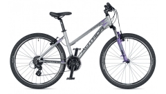 Велосипед жіночий  AUTHOR (2019) Quanta 26", рама 16", колір - сріблястий, фіолетовий
