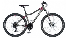 Велосипед жіночий AUTHOR  Rival ASL 27.5", (2020) рама 14", колір сірий рожевий
