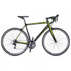 Велосипед Aura 33 28", колір-чорний (жовтий) // чорний, рама 54 cm