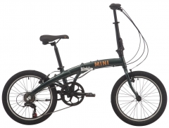 Велосипед  Pride MINI 6 20" темно-зелений 2020