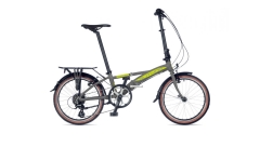 Велосипед AUTHOR (2021) Simplex рама M колір - сріблястий-салатовий
