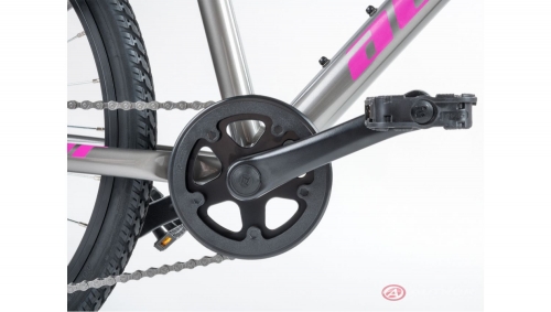 Велосипед AUTHOR (2023) Ultima 24", рама 12,5", колір-сірий // рожевий
